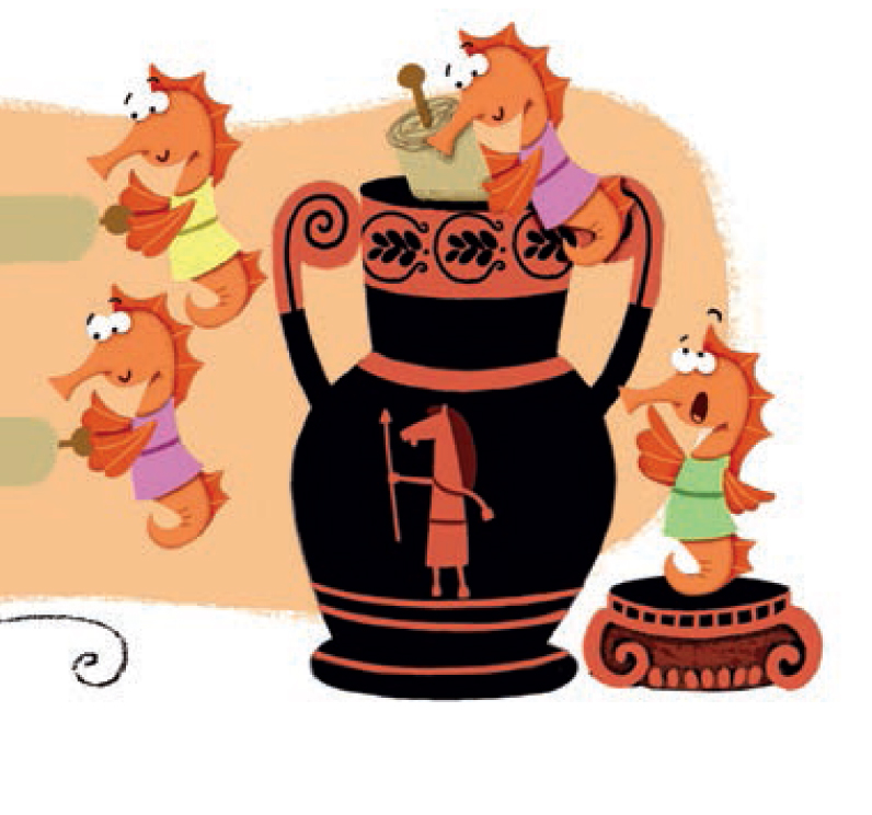 Ilustración de Lupas y Nanai