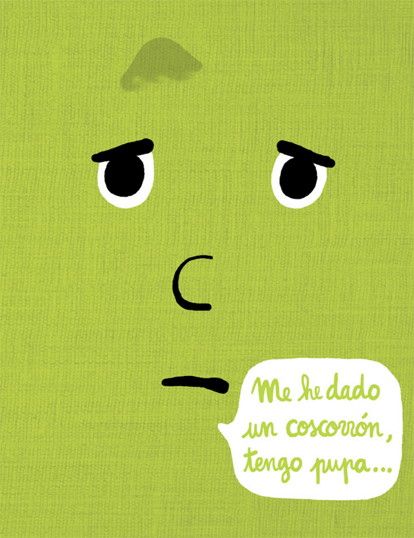 Ilustración de El libro que tiene pupa