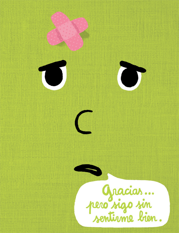 Ilustración de El libro que tiene pupa