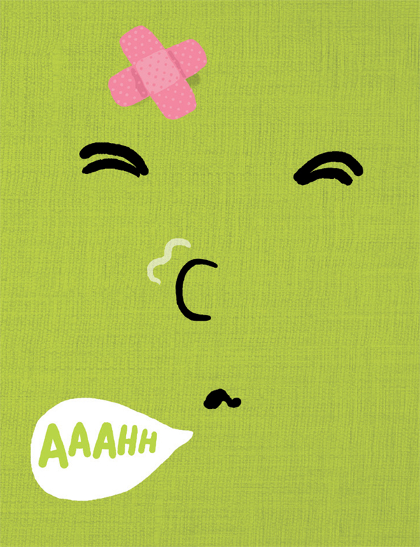 Ilustración de El libro que tiene pupa