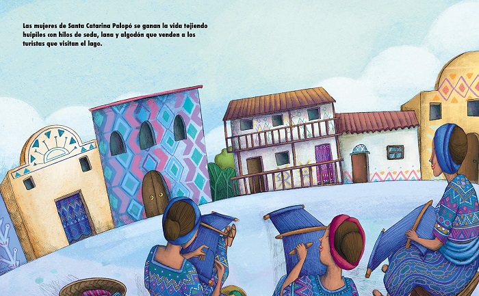 Ilustración de Juanita. La niña que contaba estrellas