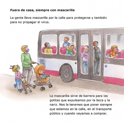 Ilustración de Berta convive con el coronavirus
