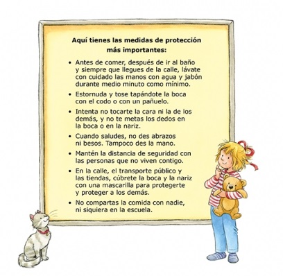 Ilustración de Berta convive con el coronavirus