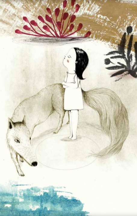 Ilustración de Las historias del lobo de arena