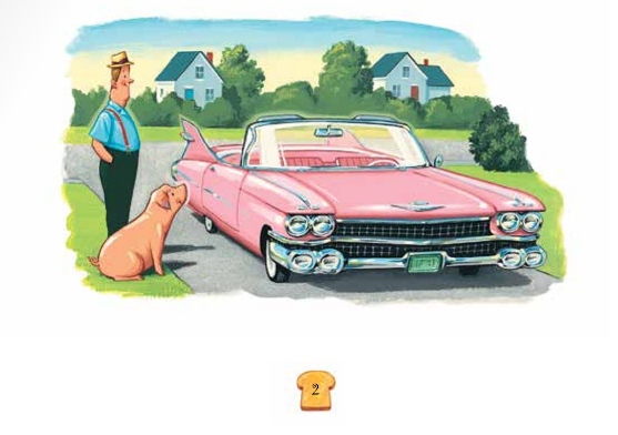 Ilustración de Mercy Watson va de paseo