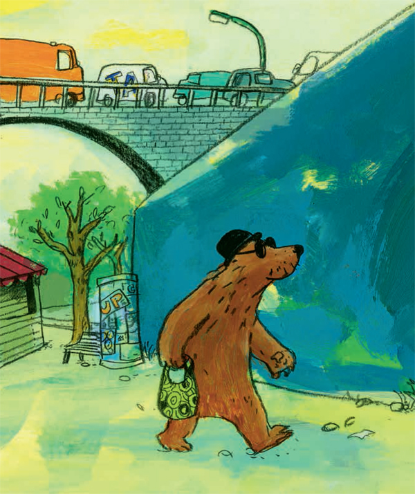 Ilustración de Oso de ciudad