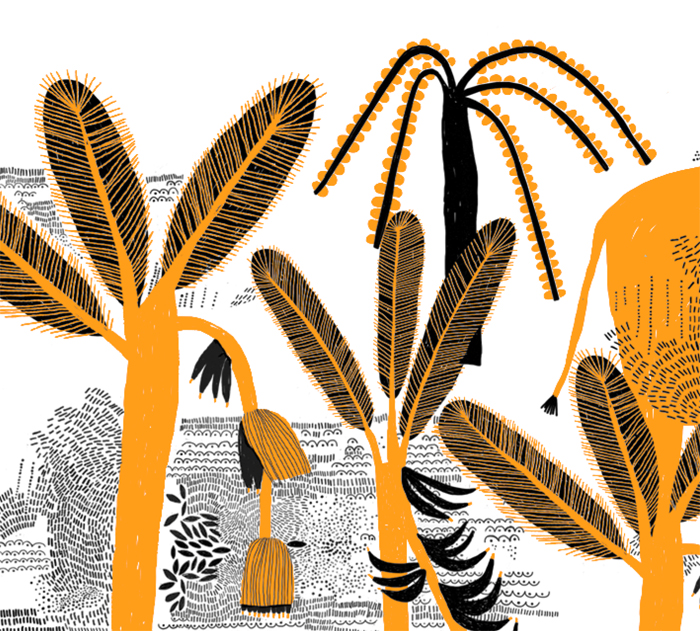 Ilustración de Plantar árboles, sembrar ideas