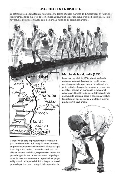 Ilustración de Un camino hacia la paz y la noviolencia