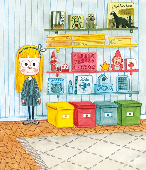 Ilustración de Las cajas de Berta