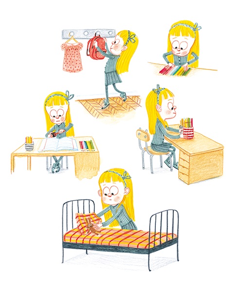 Ilustración de Las cajas de Berta