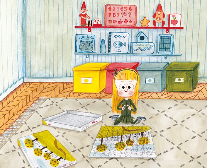 Ilustración de Las cajas de Berta