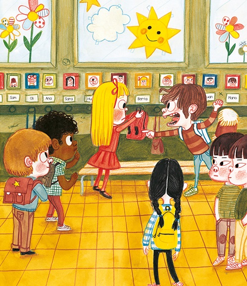 Ilustración de Las cajas de Berta