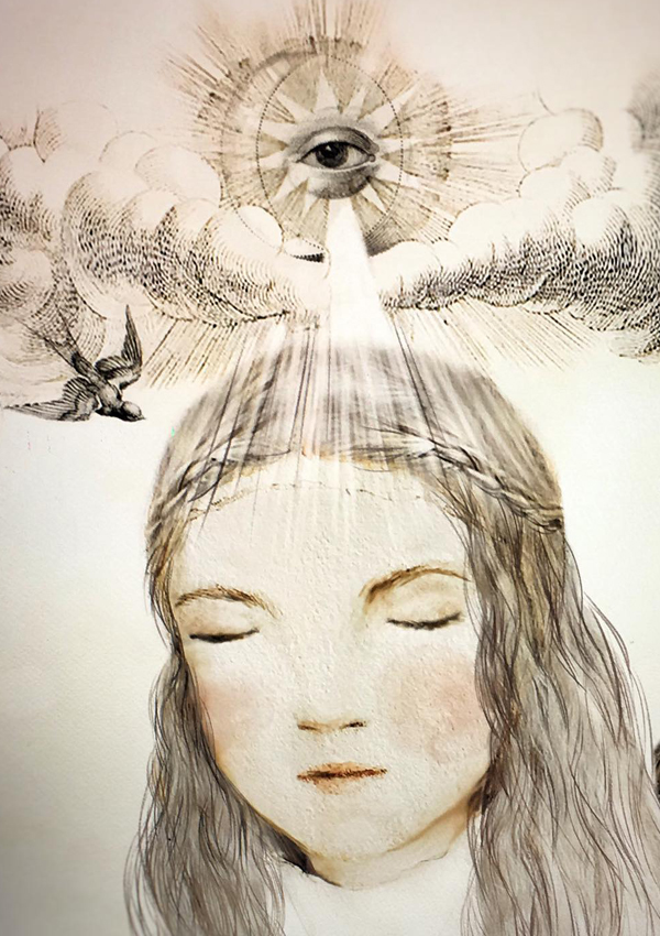 Ilustración de Hildegarda