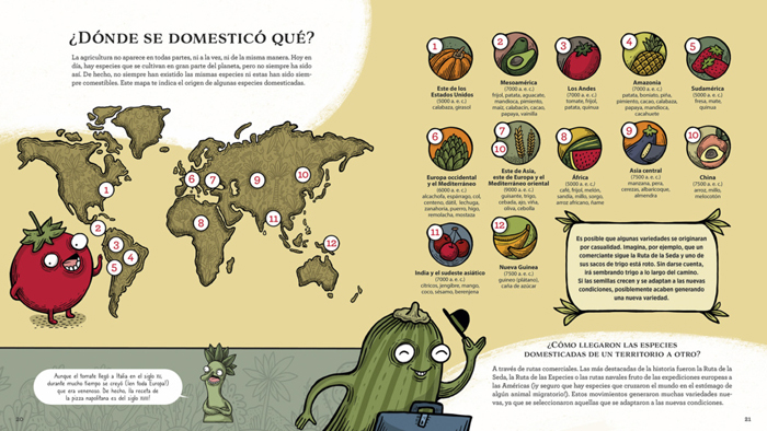 Ilustración de Plantas domesticadas y otros mutantes
