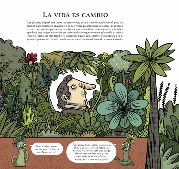 Ilustración de Plantas domesticadas y otros mutantes
