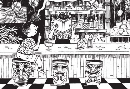 Ilustración de Las piñas de la ira