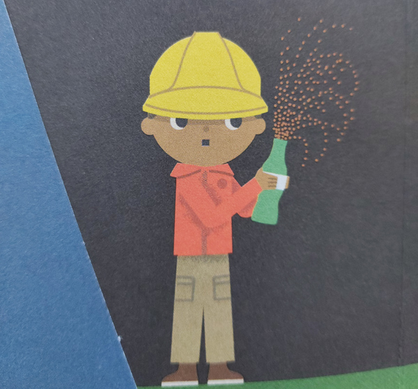 Ilustración de Los volcanes
