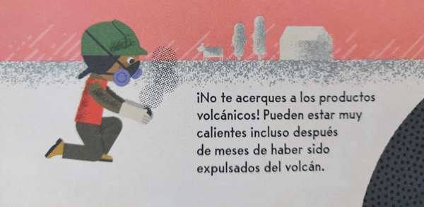 Ilustración de Los volcanes