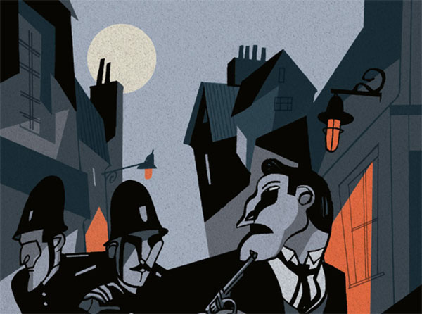 Ilustración de Sherlock Holmes y yo