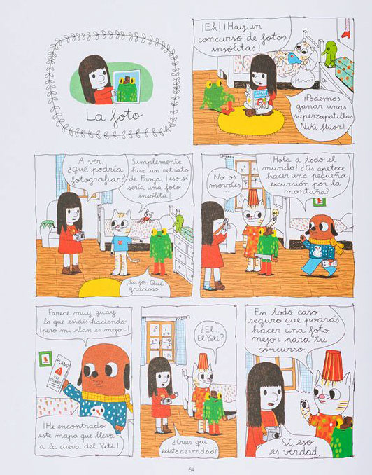 Ilustración de Ana y Froga