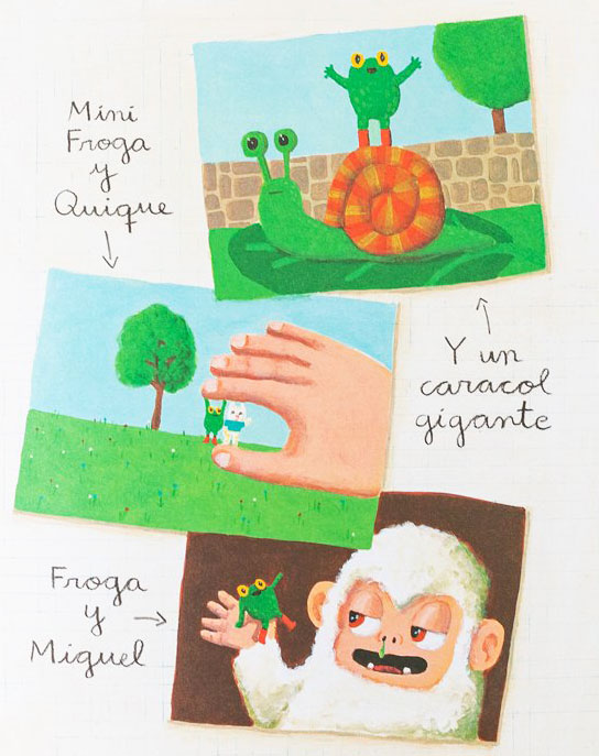 Ilustración de Ana y Froga
