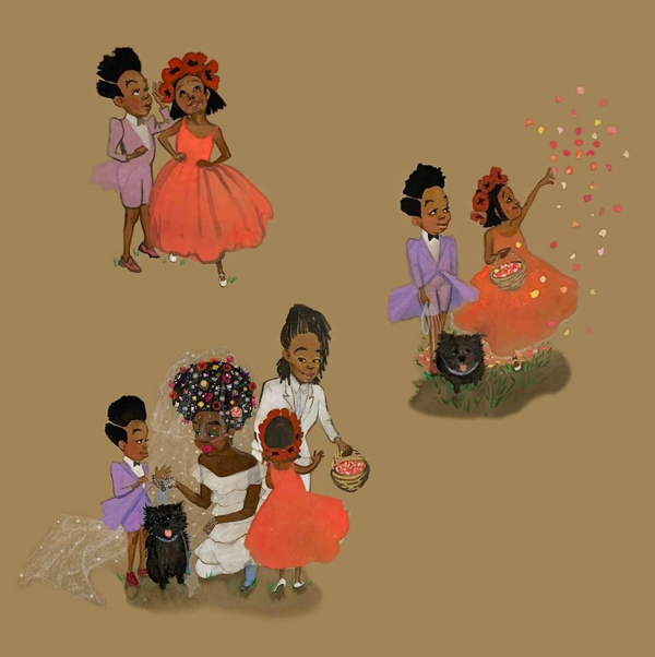 Ilustración de La boda