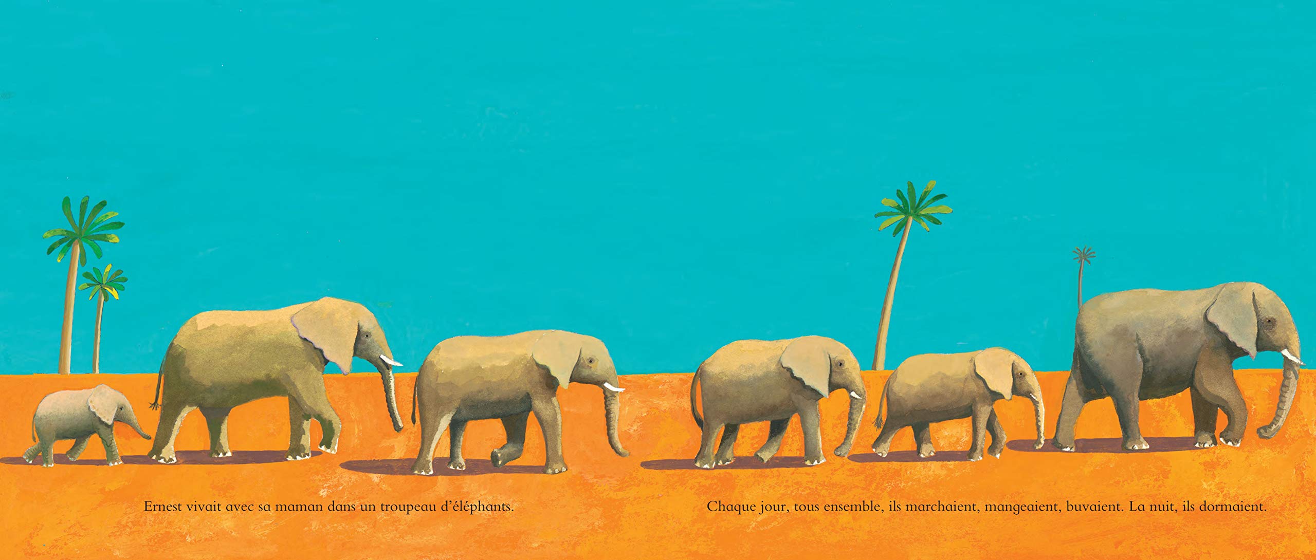 Ilustración de Ernesto el elefante
