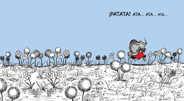 Ilustración de La rata que daba la lata por una patata