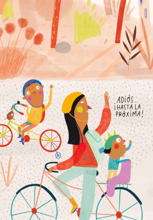 Ilustración de Un paseo por el bosque
