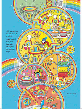 Ilustración de 100 PISOS EN EL CIELO