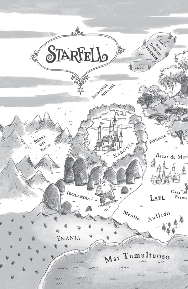 Ilustración de Starfell. Dalia Musgo y el día perdido