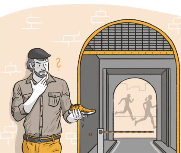 Ilustración de La vuelta al mundo de unas zapatillas de deporte