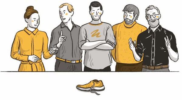 Ilustración de La vuelta al mundo de unas zapatillas de deporte