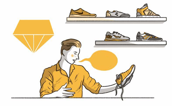 Ilustración de La vuelta al mundo de unas zapatillas de deporte