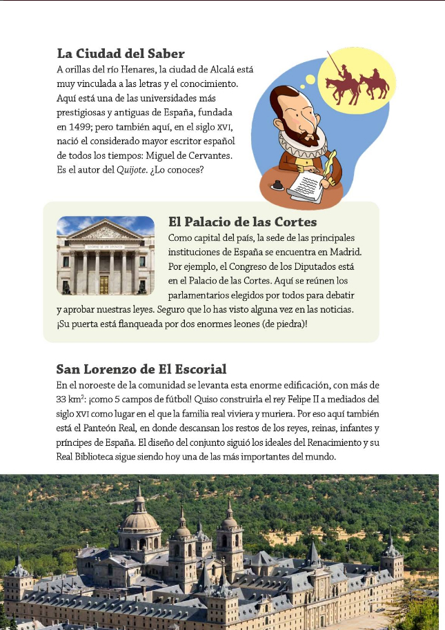 Ilustración de Descubrir España