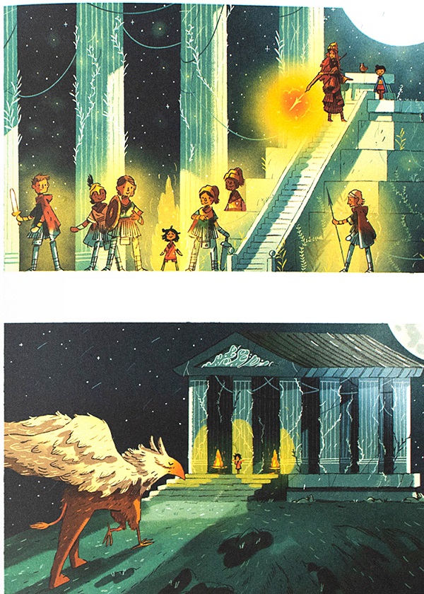 Ilustración de Leo y la maldición de la Gorgona