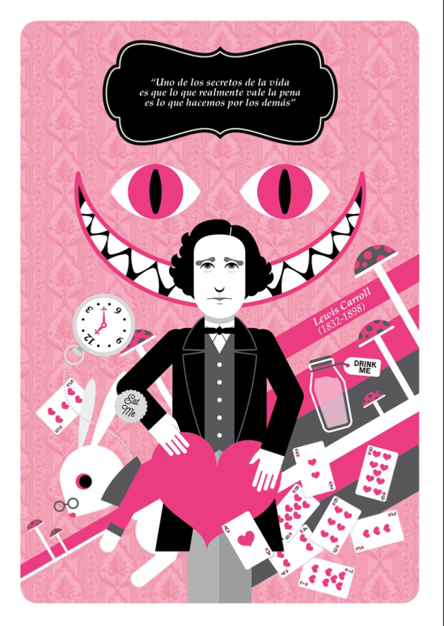 Ilustración de Escritores malditos