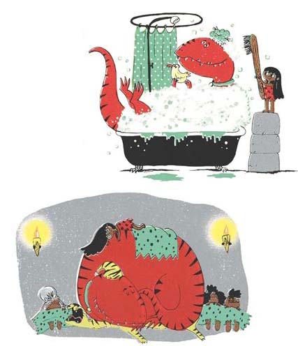 Ilustración de Petunia mi tiranosauria