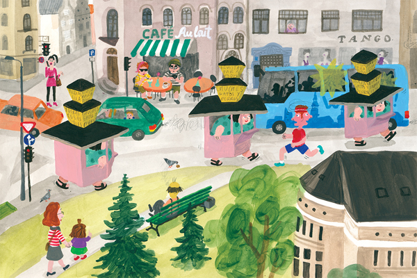 Ilustración de El Kiosco