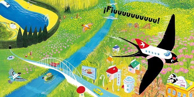 Ilustración de Aerolíneas GOLONDRINAS