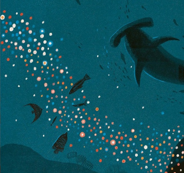Ilustración de La gran barrera de coral
