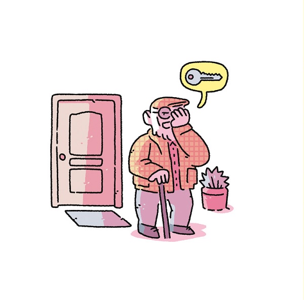 Ilustración de Despistado