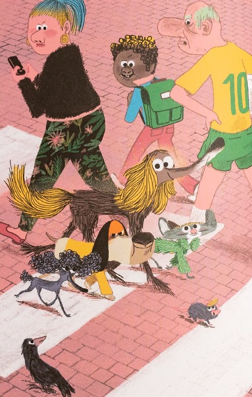 Ilustración de Perro apestoso. ¡Millonario!