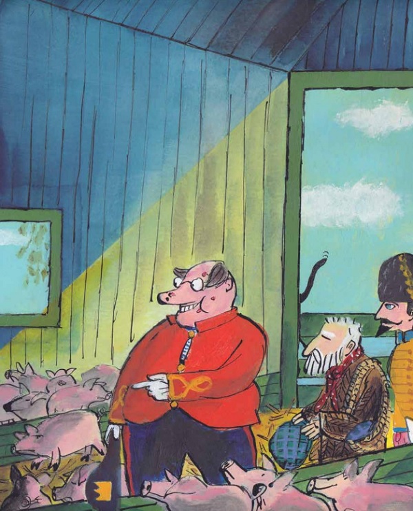 Ilustración de El Rey Cerdo