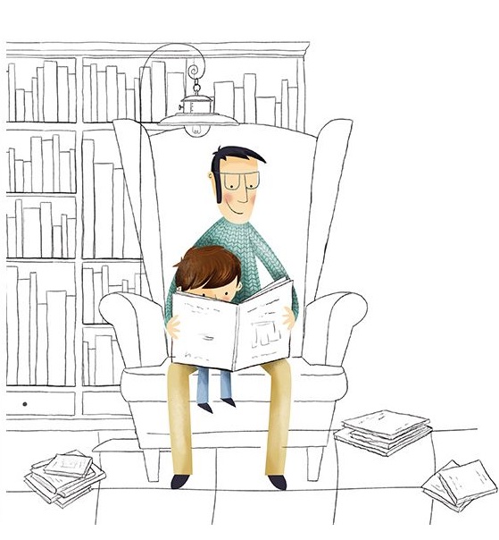 Ilustración de Mi papá