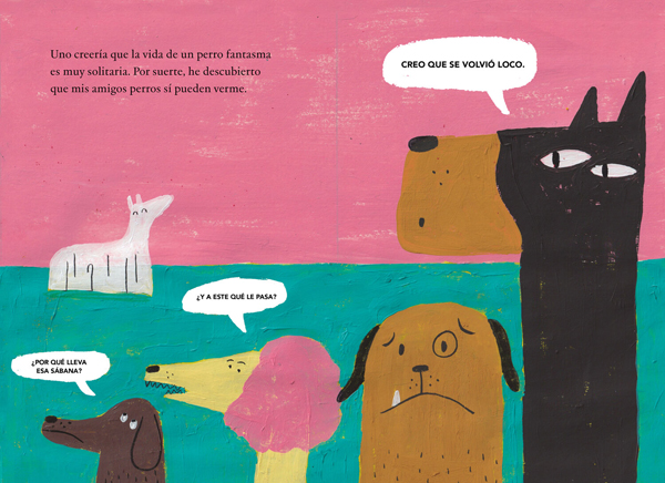 Ilustración de Aníbal. Perro fantasma