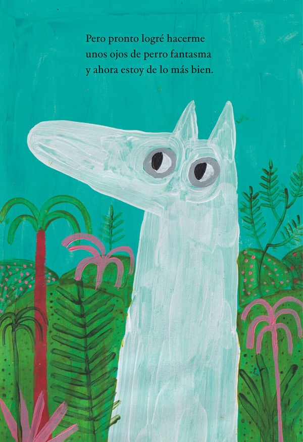 Ilustración de Aníbal. Perro fantasma