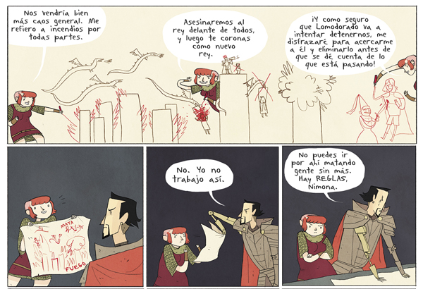 Ilustración de Nimona