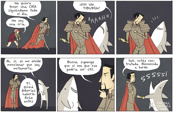 Ilustración de Nimona