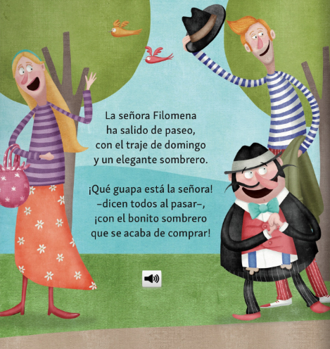 Ilustración de El sombrero que voló